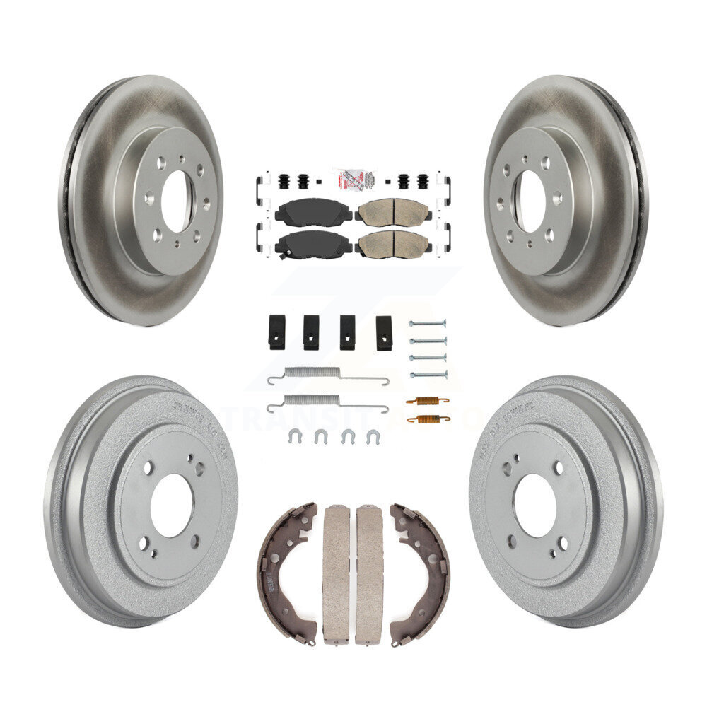 Transit Auto KGA-104220 Disc Brake Kit for 2010-2014 Honda Insight - Front and Rear
