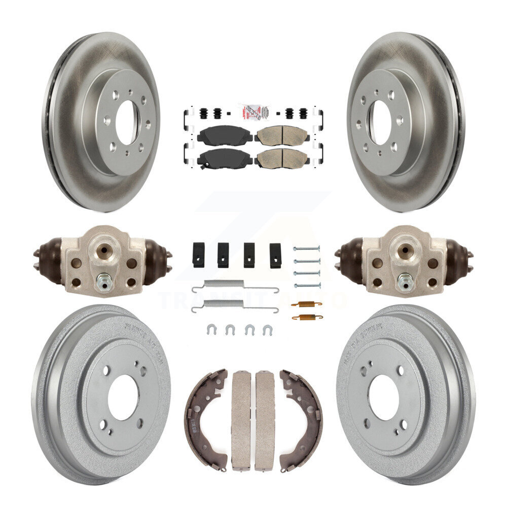 Transit Auto KGA-104558 Disc Brake Kit for 2010-2014 Honda Insight - Front and Rear