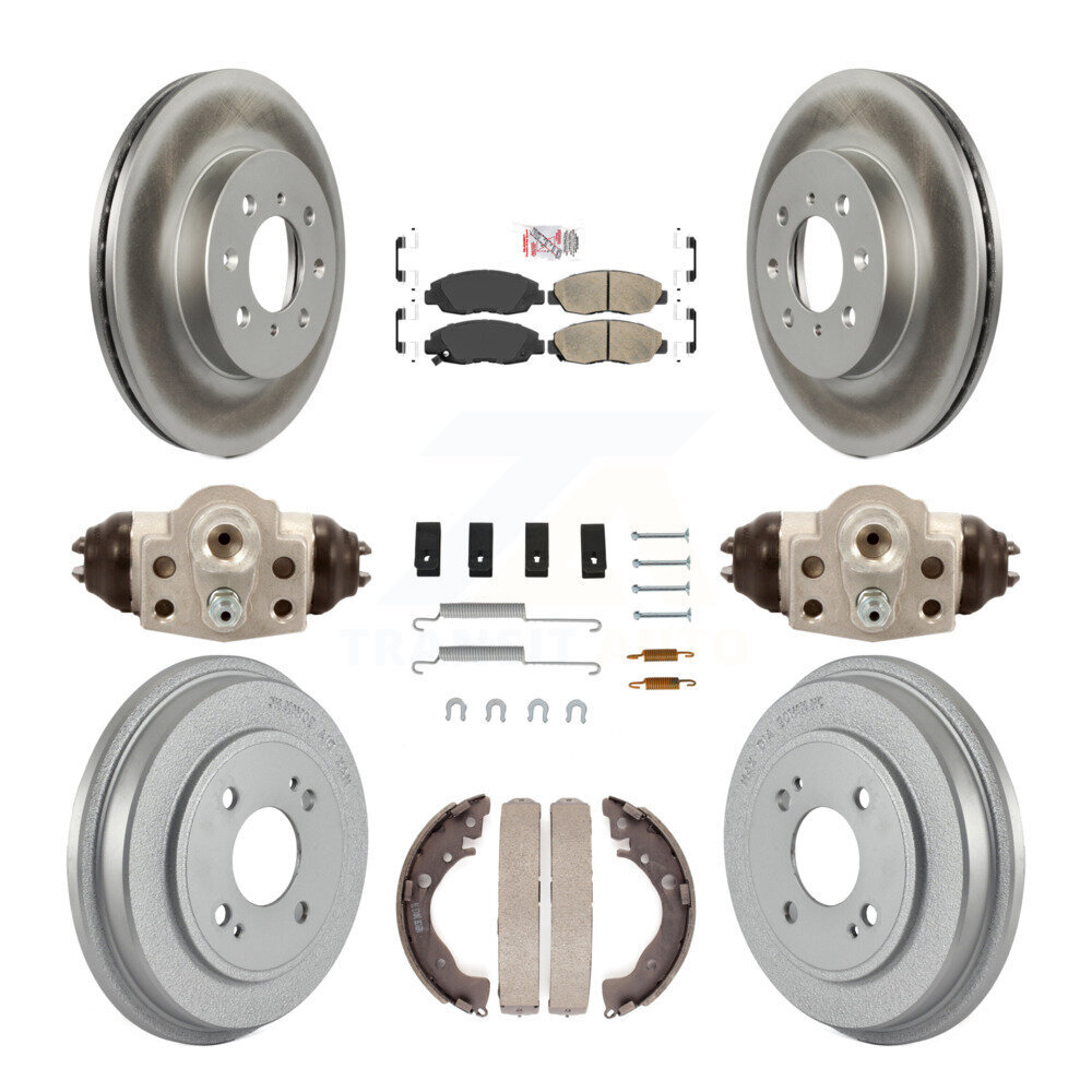 Transit Auto KGA-104559 Disc Brake Kit for 2010-2014 Honda Insight - Front and Rear