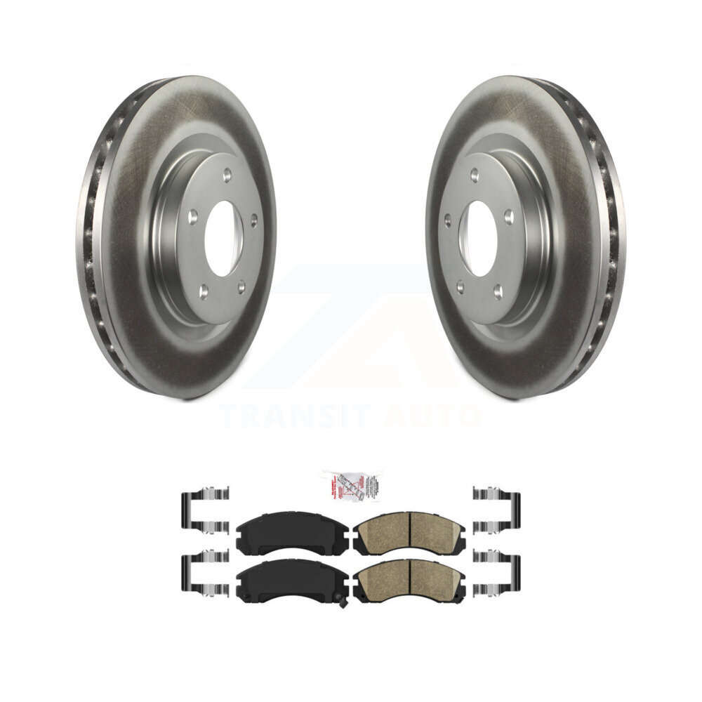 Transit Auto KGA-104692 Disc Brake Kit for 2017 Mitsubishi Lancer - Front