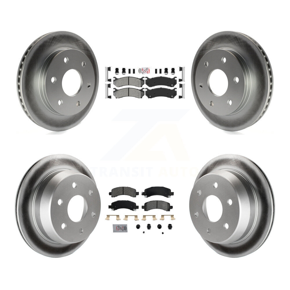Transit Auto KGA-104770 Disc Brake Kit for 2002 Chevrolet Avalanche 1500 - Front and Rear