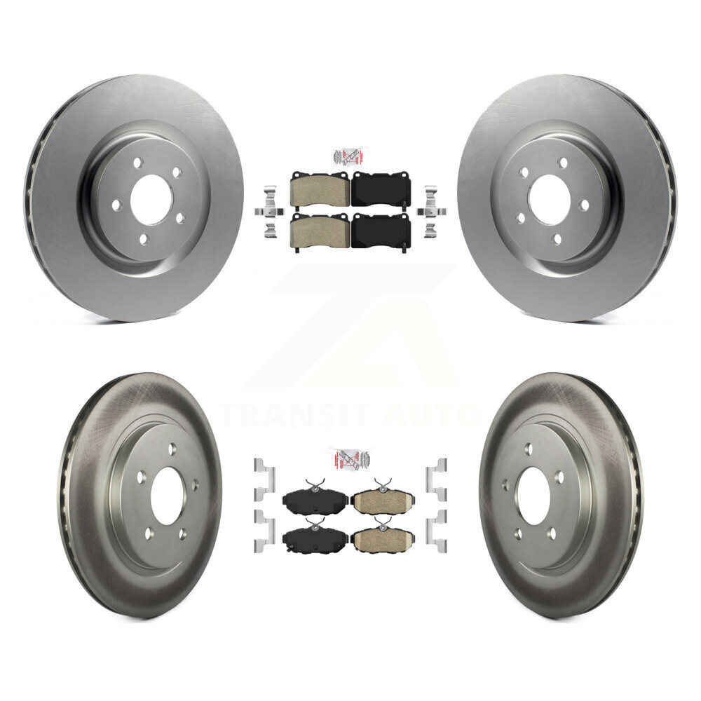 Kit Frein Arrière Complet (Rotors 292mm + Plaquettes Céramique) Pour Buick Regal/Chevy Malibu