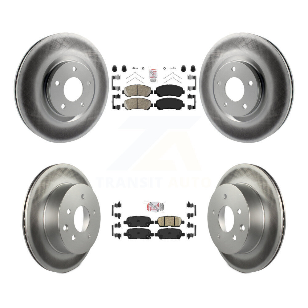 Transit Auto KGA-105192 Disc Brake Kit for 2014-2017 Nissan Juke - Front and Rear
