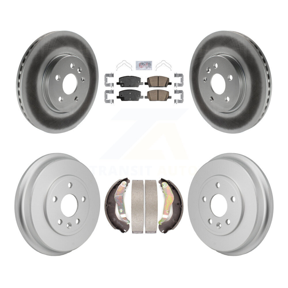 Transit Auto KGA-106315 Disc Brake Kit for 2018-2022 Chevrolet Trax - Front and Rear