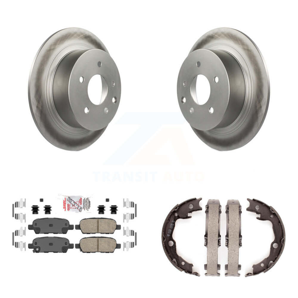 Transit Auto KGA-106407 Disc Brake Kit for 2007-2012 Nissan Sentra - Rear