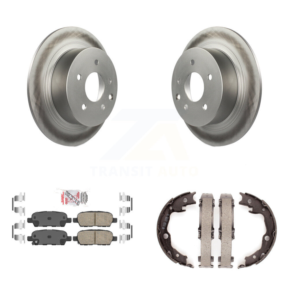 Transit Auto KGA-106408 Disc Brake Kit for 2007-2012 Nissan Sentra - Rear