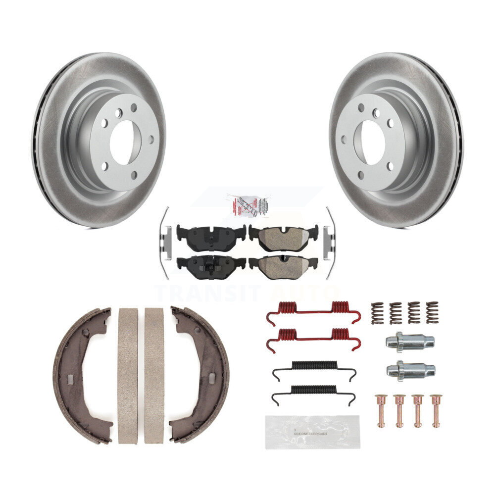 Transit Auto KGA-106932 Disc Brake Kit for 2006-2012 BMW 328i, BMW 325i - Rear