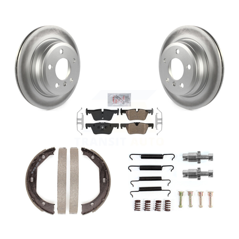 Transit Auto KGA-106942 Disc Brake Kit for 2013-2020 BMW 328d xDrive, BMW 330i and More - Rear