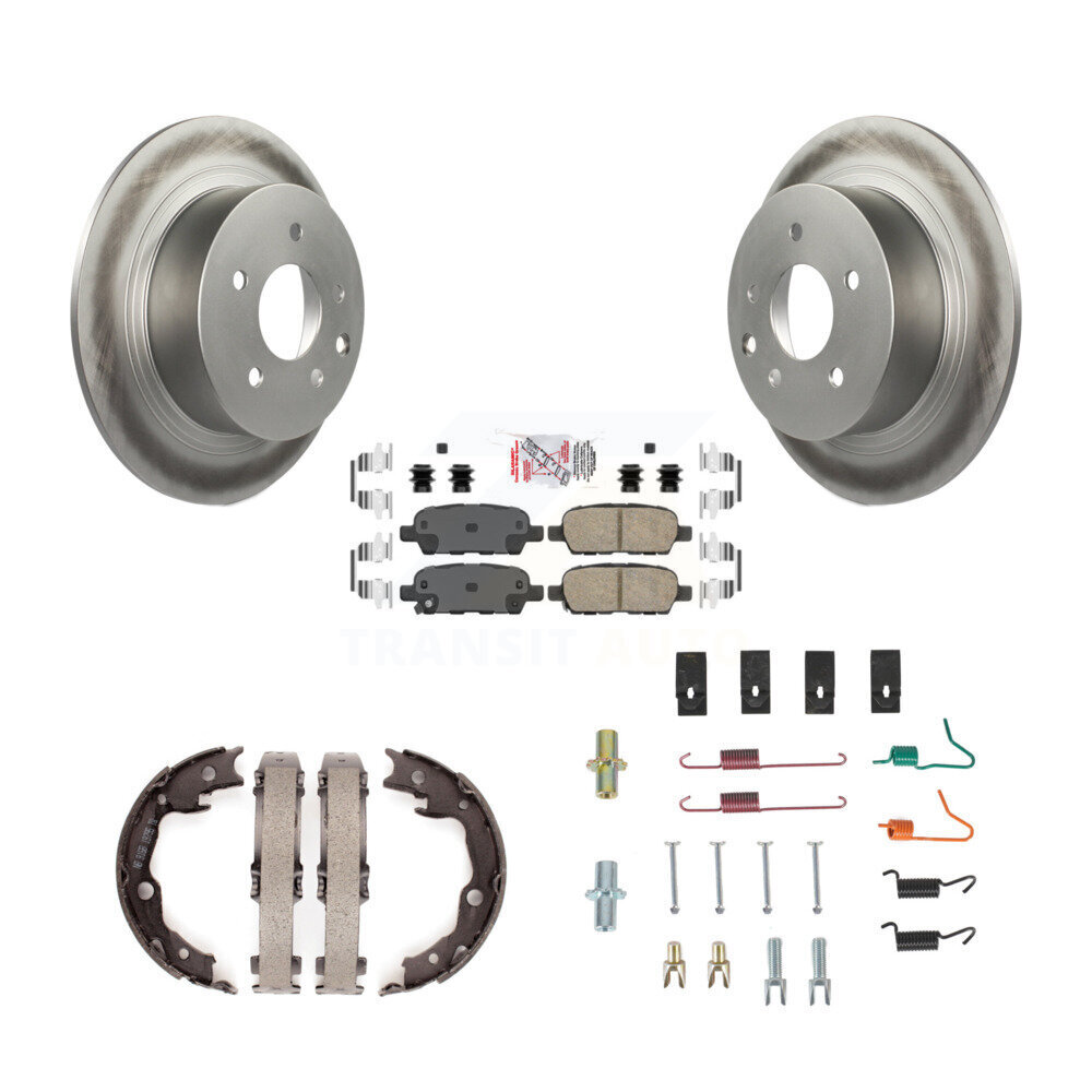 Transit Auto KGA-107057 Disc Brake Kit for 2007-2012 Nissan Sentra - Rear