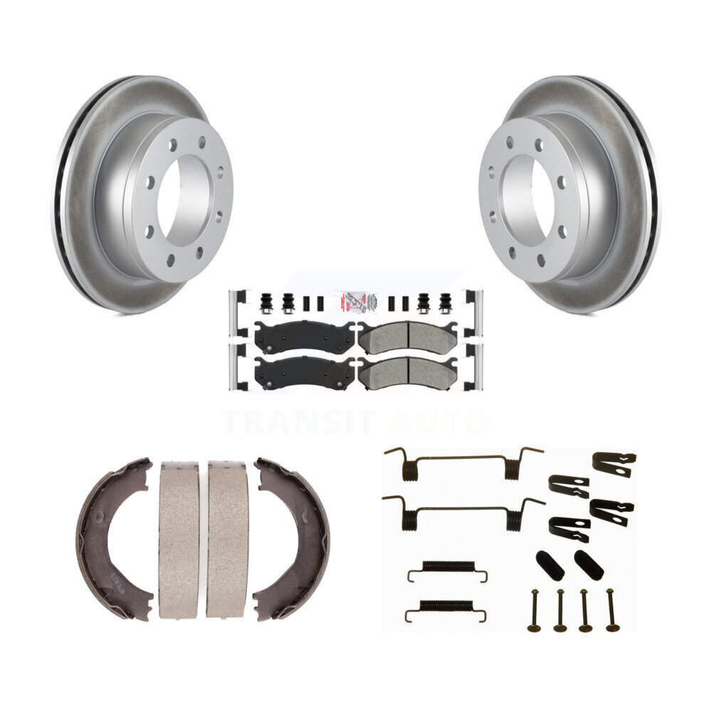 Transit Auto KGA-107147 Disc Brake Kit for 1999-2010 GMC Sierra 3500 HD, Chevrolet Silverado 2500 HD and More - Rear