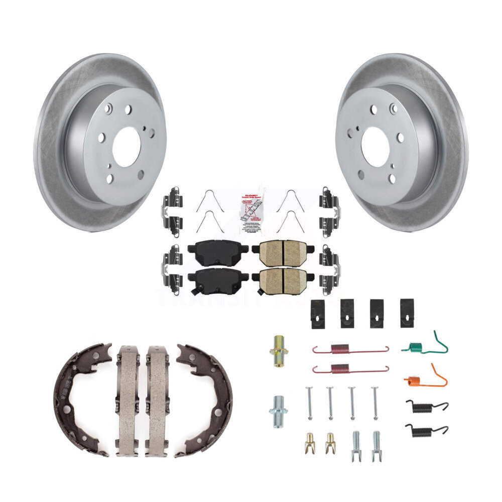 Transit Auto KGA-107196 Disc Brake Kit for 2010 Toyota Matrix - Rear