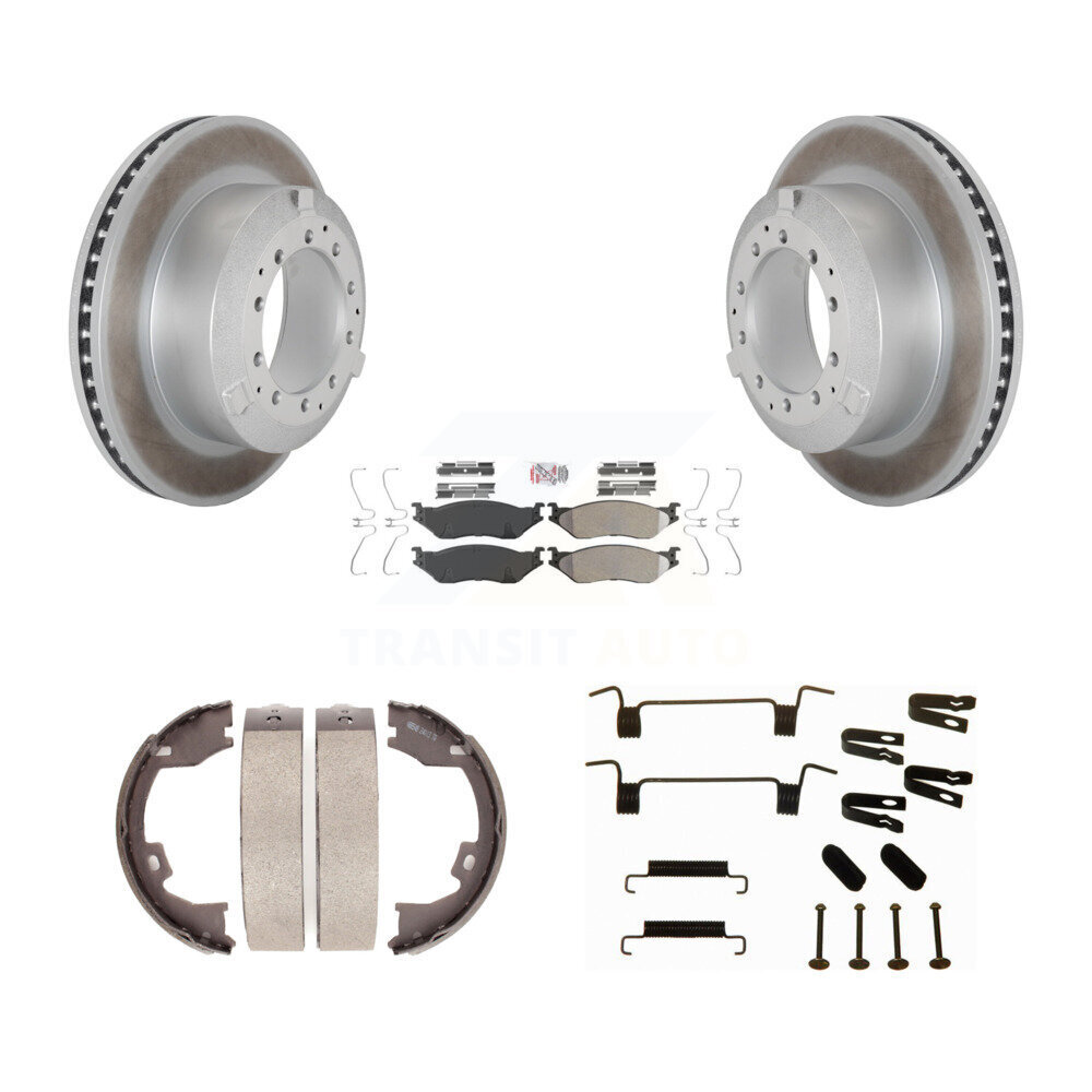 Transit Auto KGA-107293 Disc Brake Kit for 2005-2016 IC Corporation AC Commercial Bus, Ford F-450 Super Duty - Rear