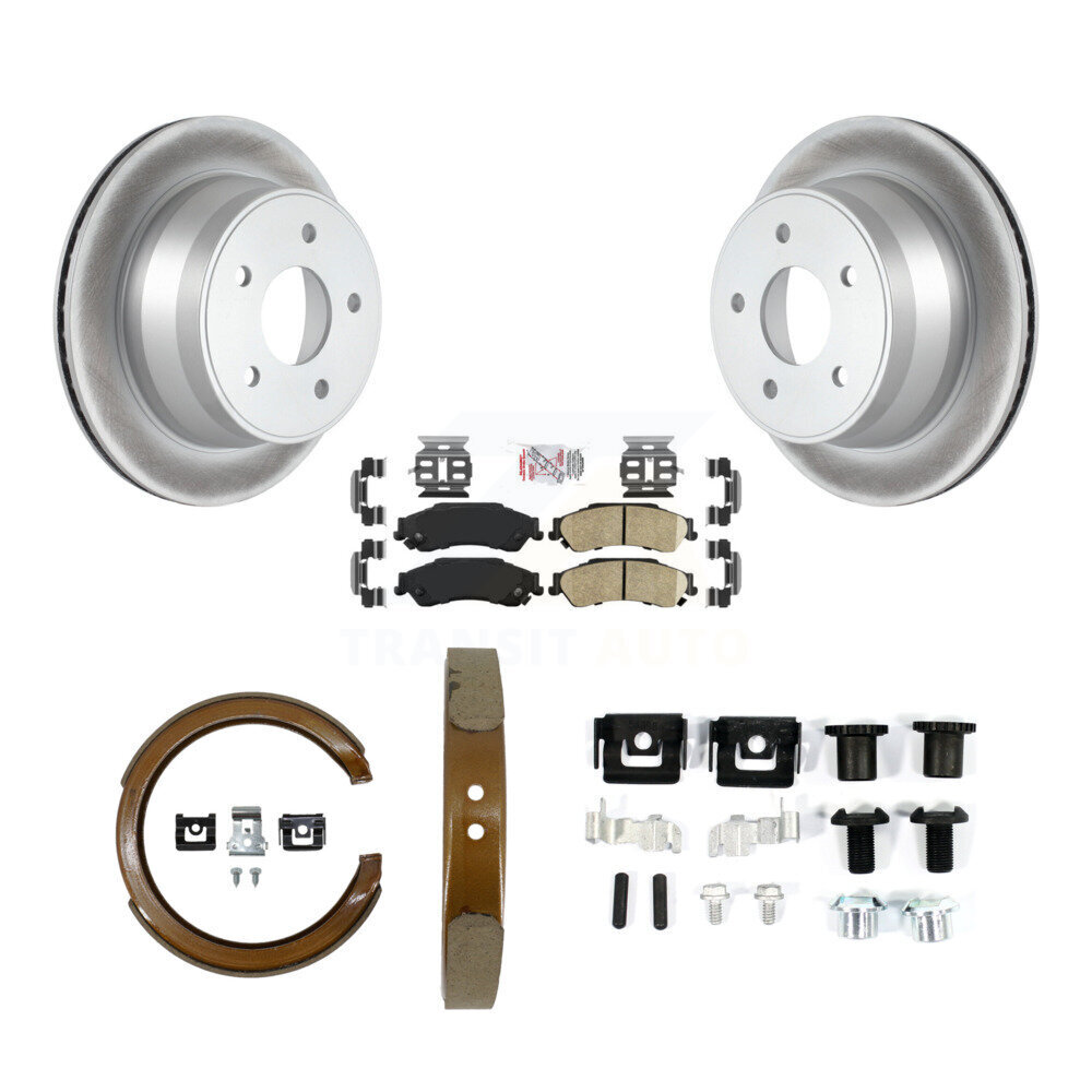 Transit Auto KGA-107389 Disc Brake Kit for 1997-2005 GMC Jimmy, Chevrolet S10 and More - Rear