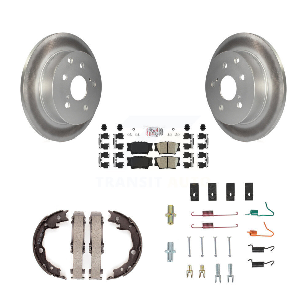 Transit Auto KGA-107393 Disc Brake Kit for 2006-2018 Lexus HS250h, Toyota RAV4 - Rear