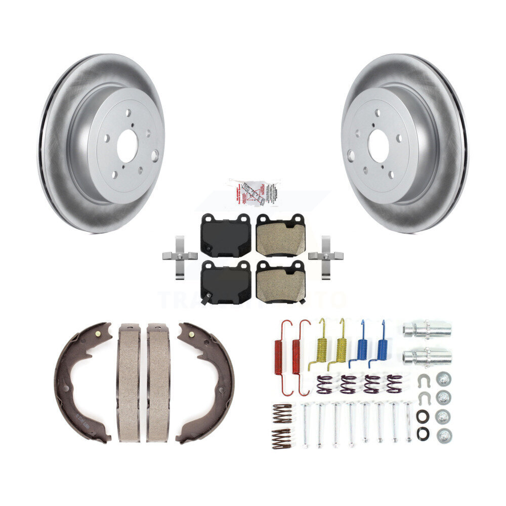 Transit Auto KGA-107436 Disc Brake Kit for 2009-2014 Subaru Impreza - Rear
