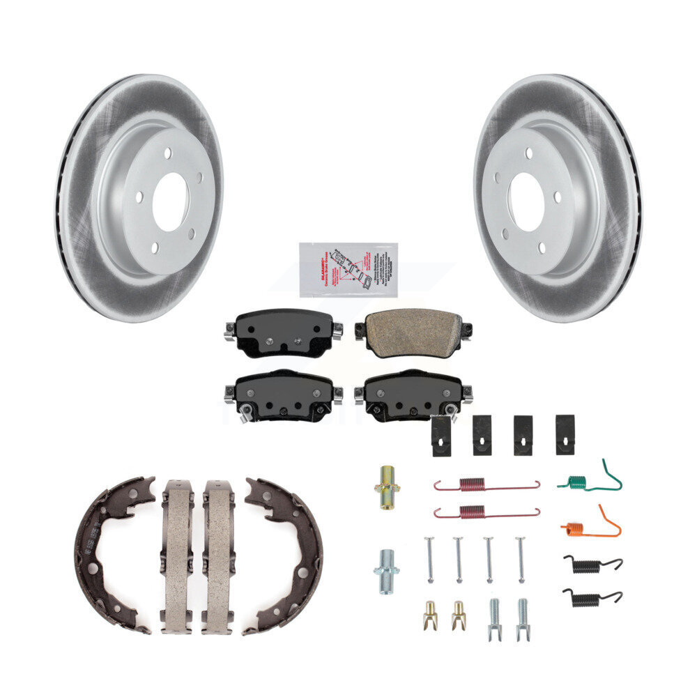 Transit Auto KGA-107490 Disc Brake Kit for 2018-2023 Nissan LEAF - Rear
