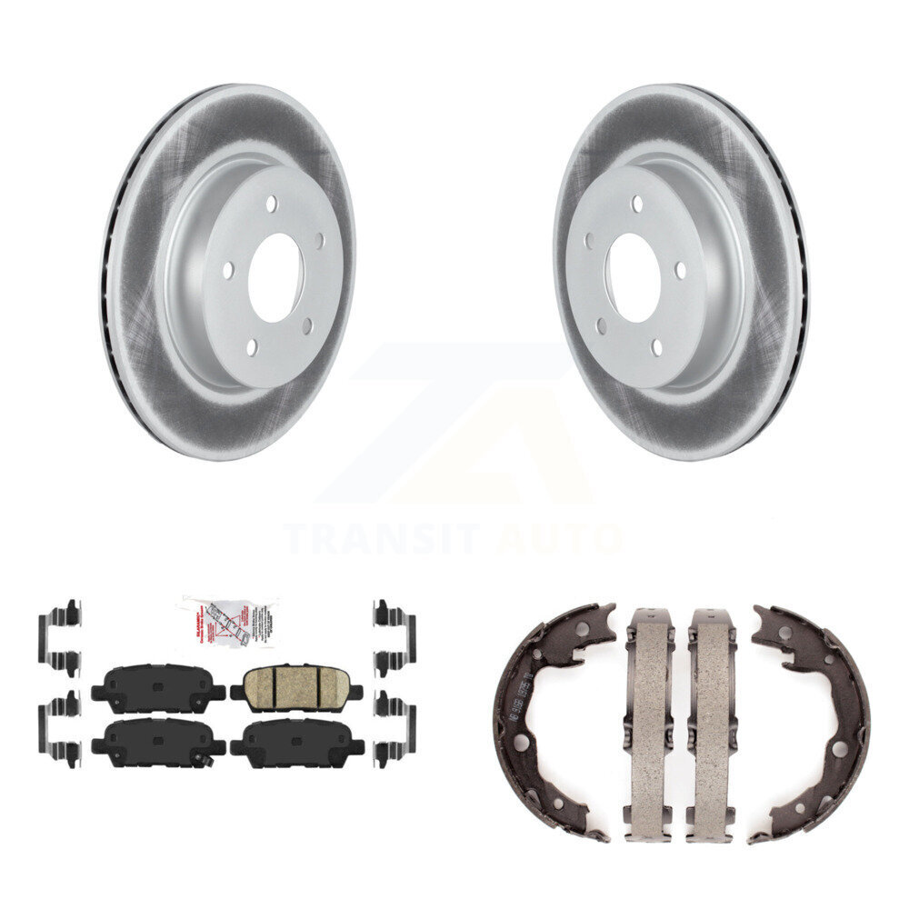 Transit Auto KGA-107494 Disc Brake Kit for 2017-2018 Nissan LEAF - Rear