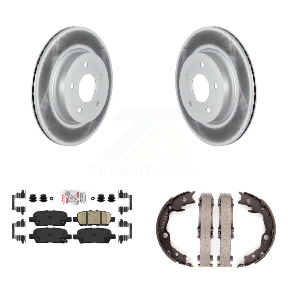 Transit Auto KGA-107495 Disc Brake Kit for 2017-2018 Nissan LEAF - Rear