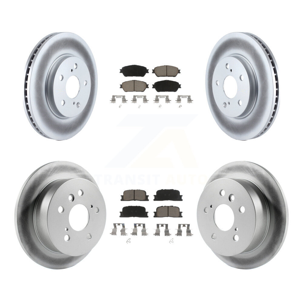Transit Auto KGC-100678 Disc Brake Kit for 2002-2003 Lexus ES300 - Front and Rear