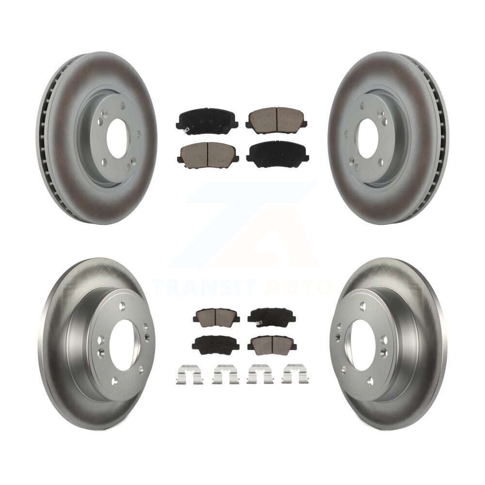 Transit Auto KGC-100788 Disc Brake Kit for 2017 Kia Forte Koup - Front and Rear