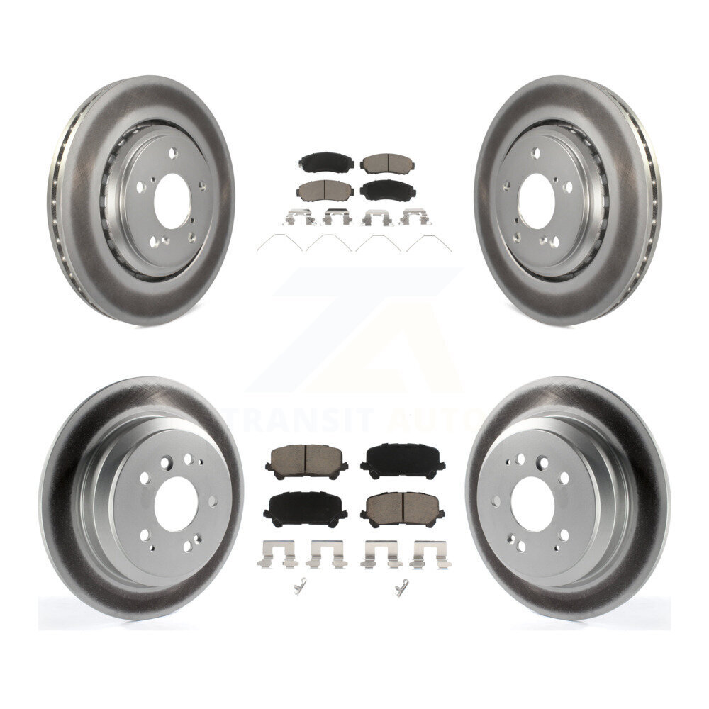 Transit Auto KGC-100967 Disc Brake Kit for 2019-2024 Honda Passport - Front and Rear