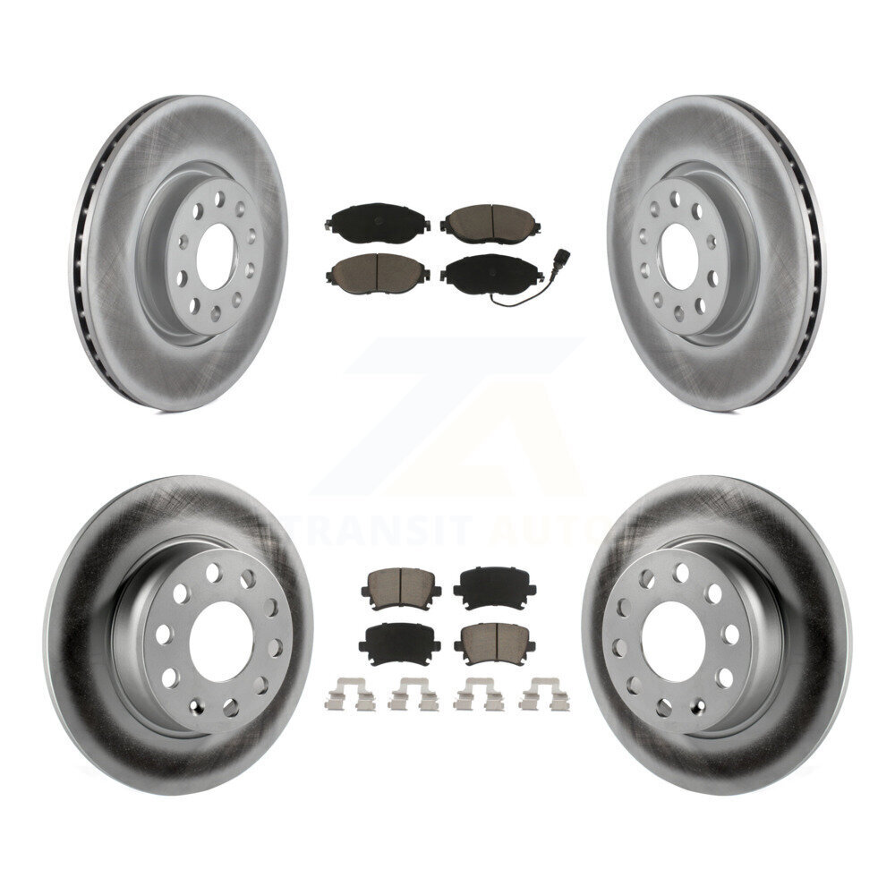 Transit Auto KGC-100981 Disc Brake Kit for 2015 Volkswagen GTI - Front and Rear
