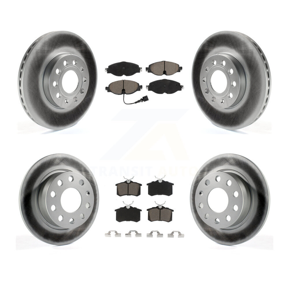 Transit Auto KGC-100983 Disc Brake Kit for 2015 Volkswagen Golf SportWagen - Front and Rear
