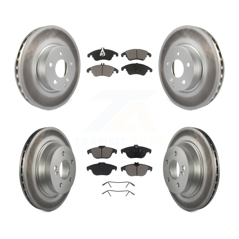 Transit Auto KGC-101019 Disc Brake Kit for 2015 Mercedes-Benz E400 - Front and Rear