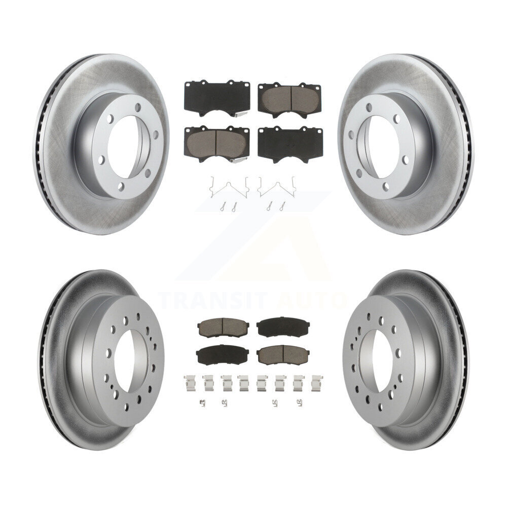Transit Auto KGC-101041 Disc Brake Kit for 2001-2007 Toyota Sequoia - Front and Rear
