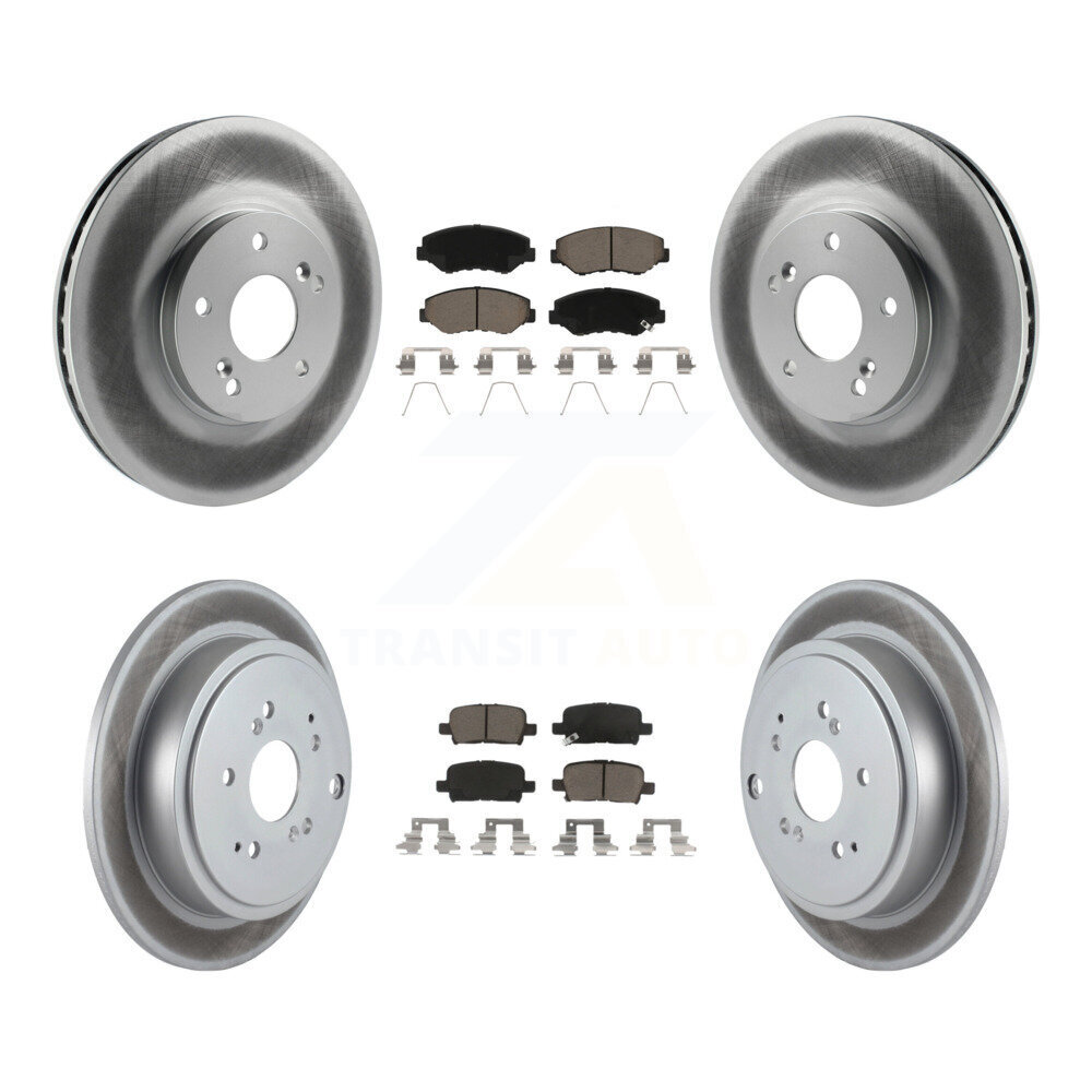 Transit Auto KGC-101058 Disc Brake Kit for 2003-2008 Honda Pilot - Front and Rear