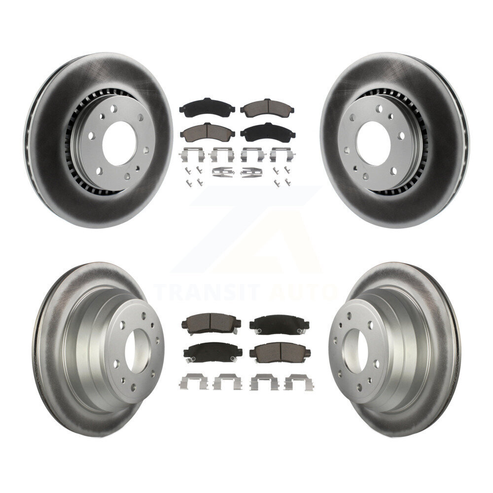 Transit Auto - KGC-101237 - Front and Rear Disc Brake Kits