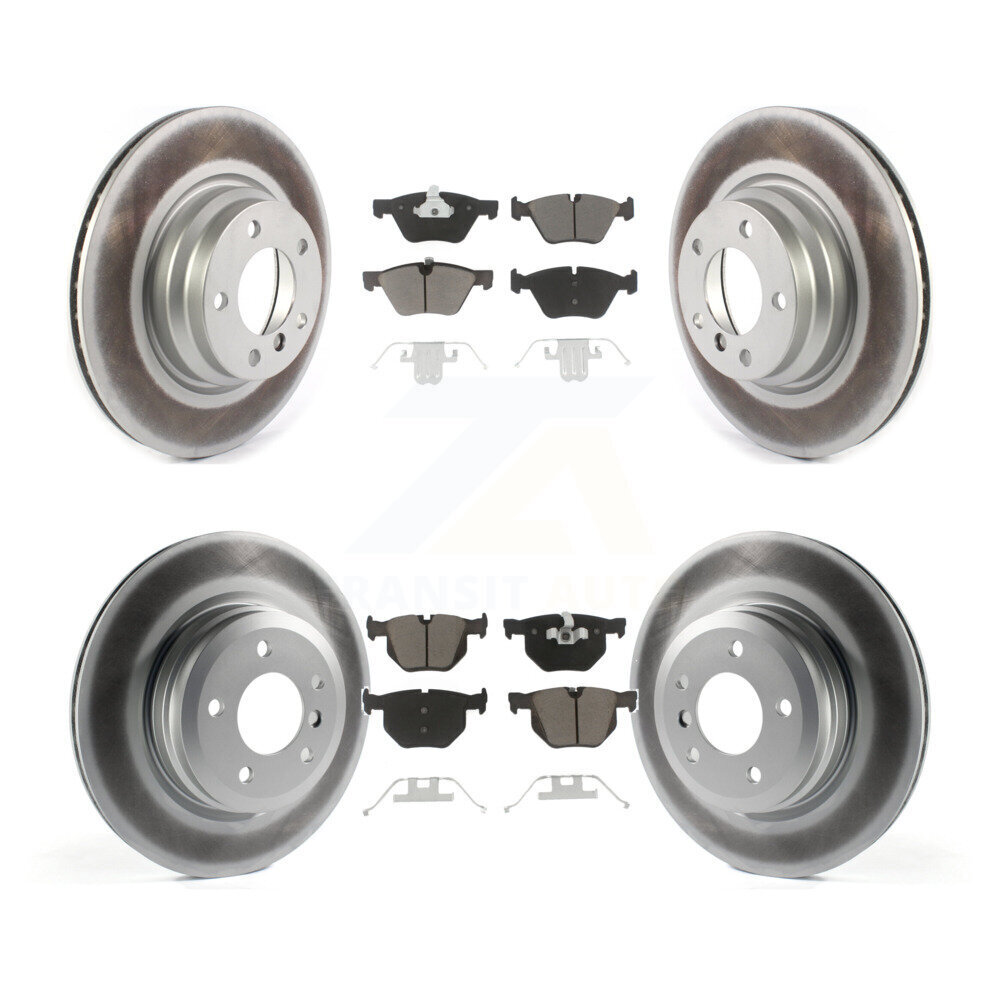 Transit Auto KGC-101257 Disc Brake Kit for 2006 BMW 330i, BMW 330xi - Front and Rear