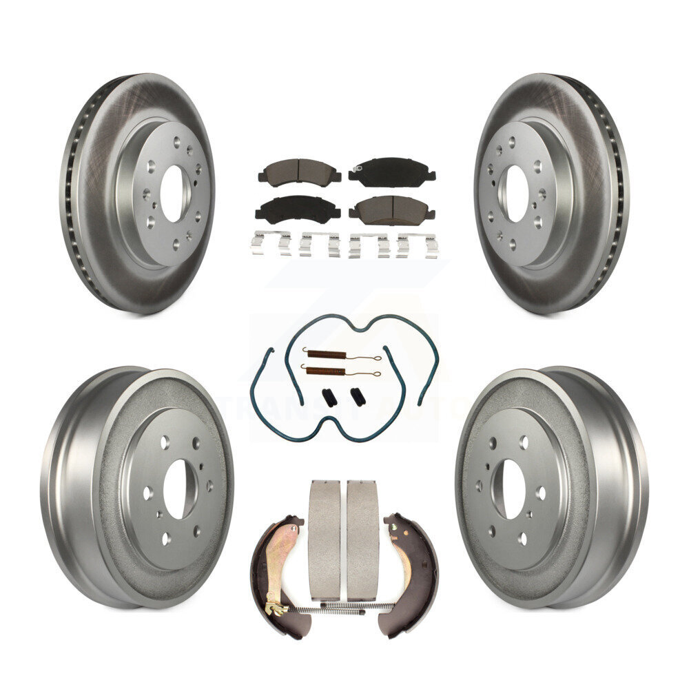 Transit Auto KGC-101897 Disc Brake Kit for 2005-2008 Chevrolet Silverado 1500, GMC Sierra 1500 and More - Front and Rear