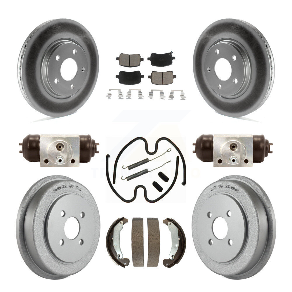 Transit Auto KGC-102085 Disc Brake Kit for 2006 Pontiac Pursuit - Front and Rear
