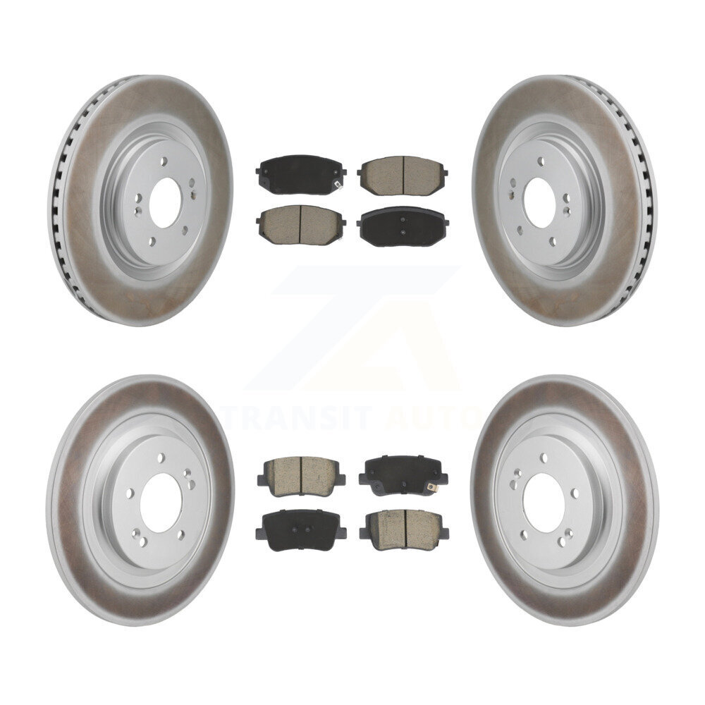 Transit Auto - KGC-102666 - Front and Rear Disc Brake Kits