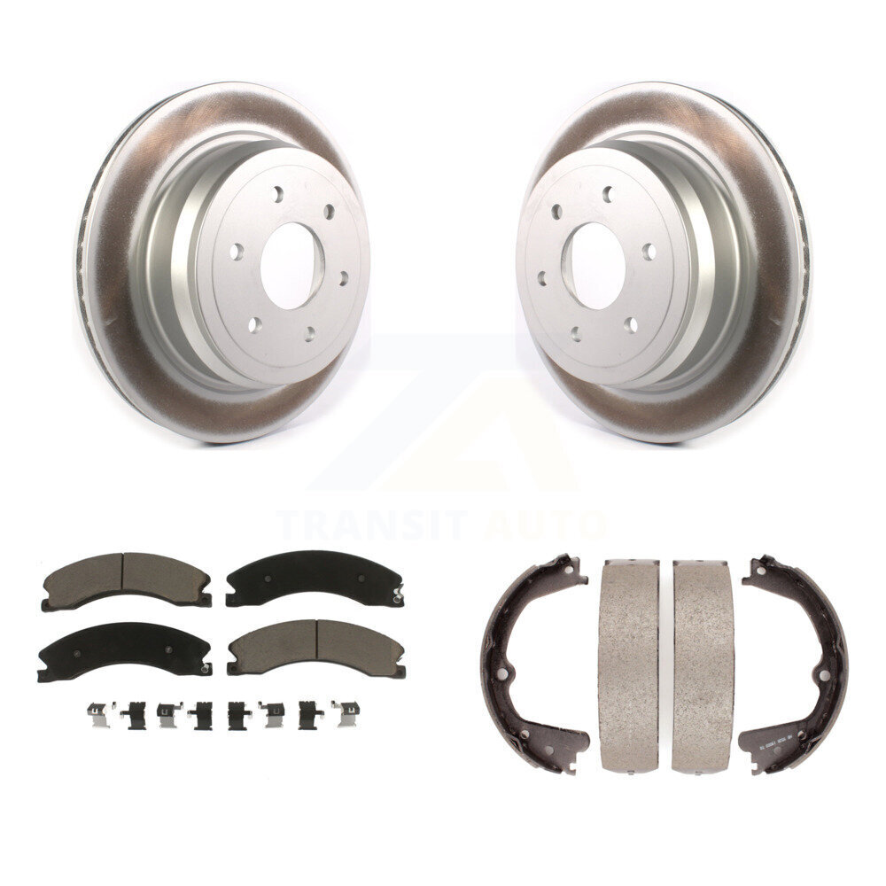 Transit Auto KGC-103047 Disc Brake Kit for 2016-2019 Nissan TITAN XD - Rear