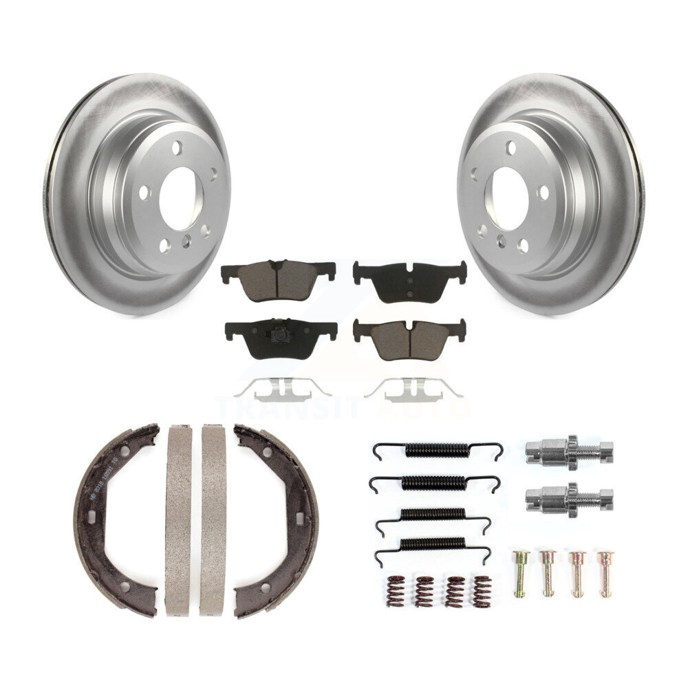 Transit Auto KGC-103312 Disc Brake Kit for 2013-2020 BMW 328d xDrive, BMW 330i and More - Rear