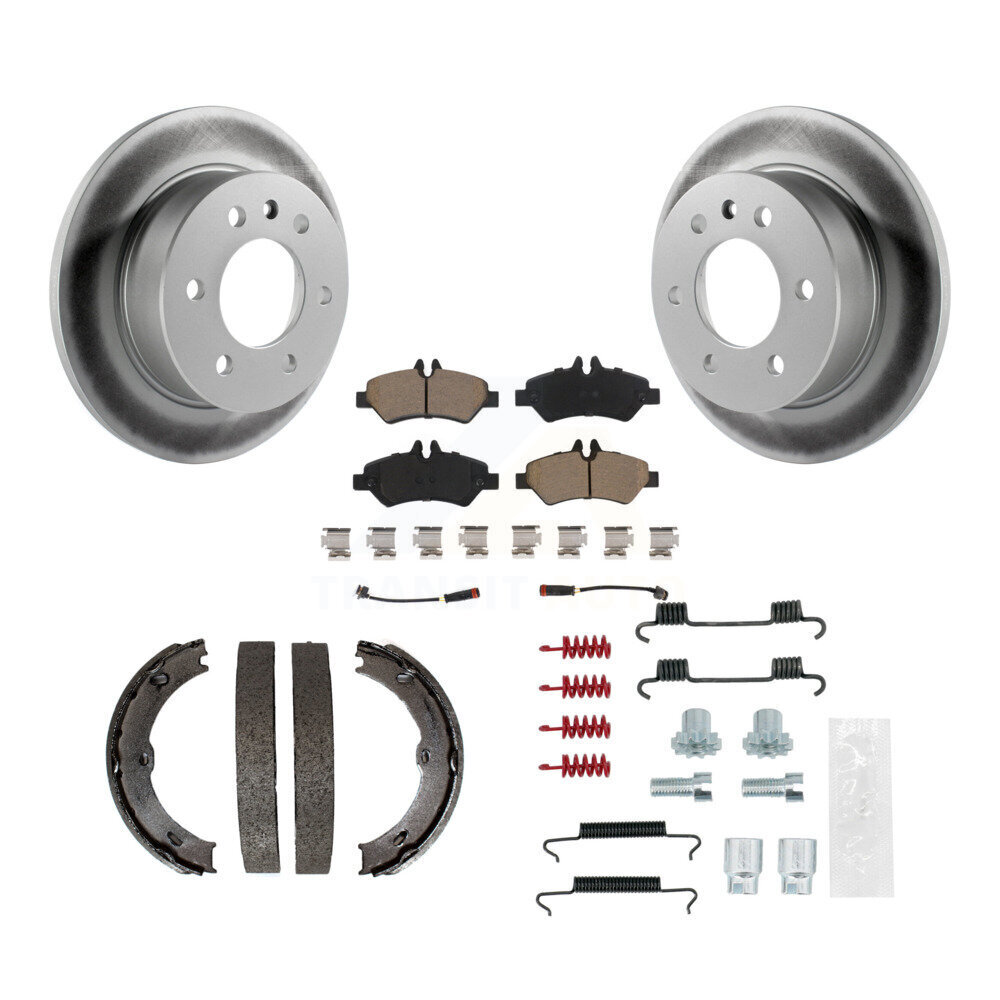 Transit Auto KGC-103375 Disc Brake Kit for 2007-2018 Mercedes-Benz Sprinter 2500, Dodge Sprinter 2500 and More - Rear