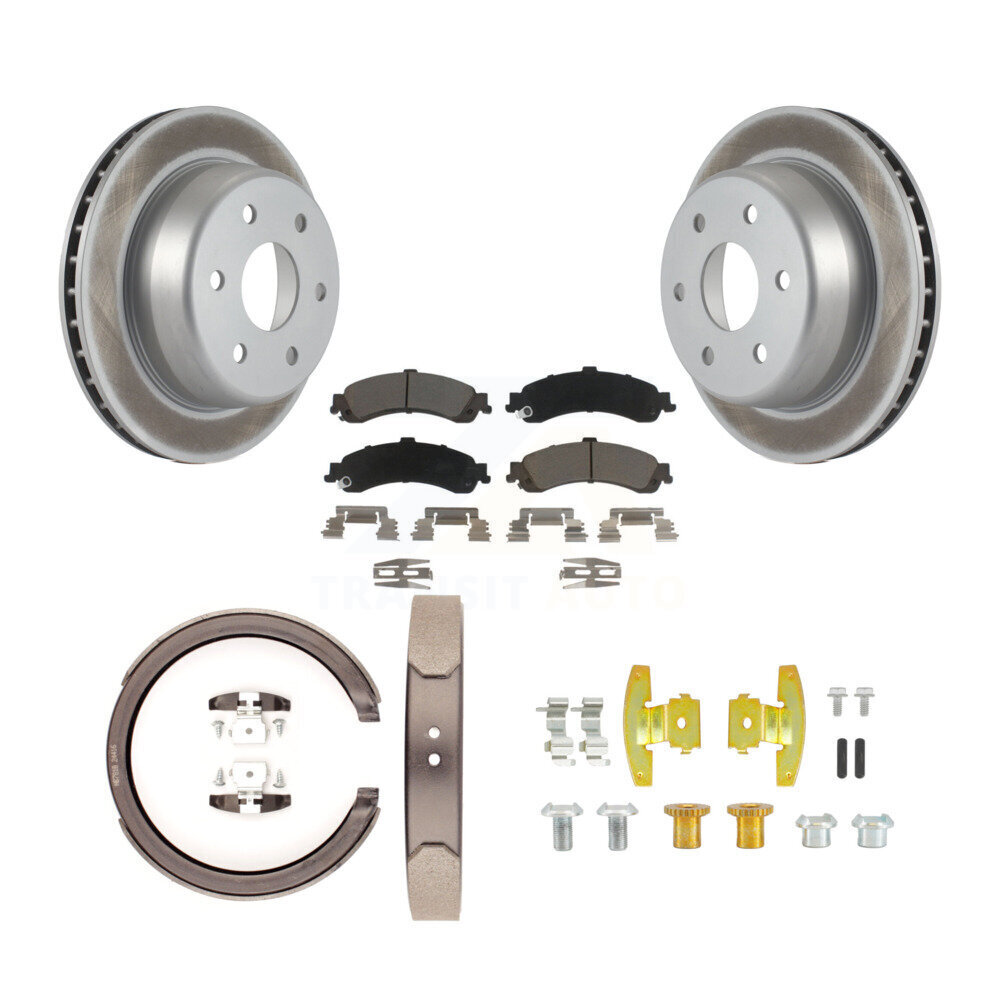 Transit Auto KGC-103392 Disc Brake Kit for 2000-2006 GMC Sierra 1500, Cadillac Escalade and More - Rear