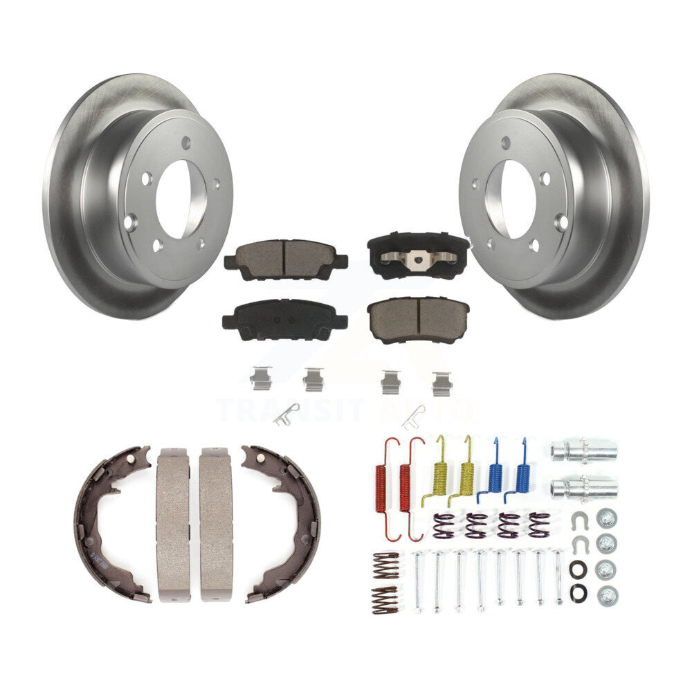 Transit Auto KGC-103450 Disc Brake Kit for 2008-2014 Mitsubishi Lancer - Rear