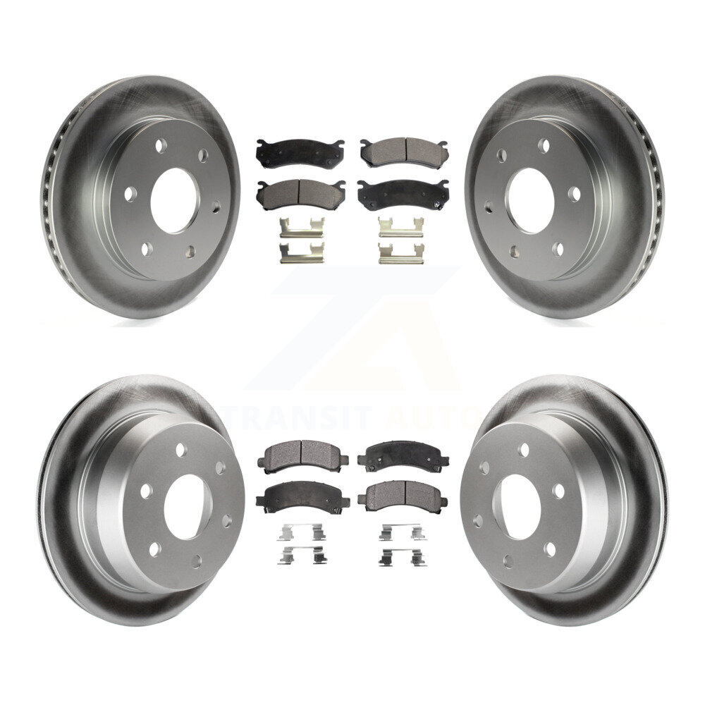 Transit Auto KGF-100556 Disc Brake Kit for 2002 Chevrolet Avalanche 1500 - Front and Rear