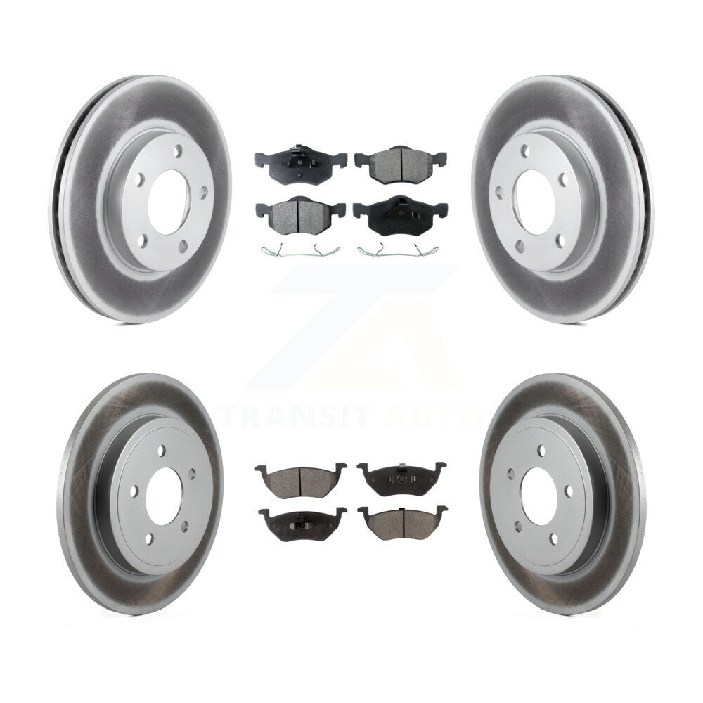 Transit Auto KGF-100632 Disc Brake Kit for 2005-2006 Mazda Tribute - Front and Rear