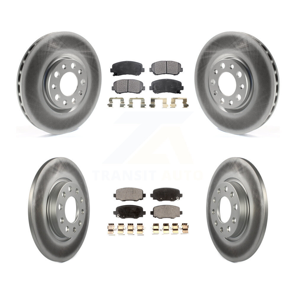 Transit Auto KGF-100748 Disc Brake Kit for 2015-2017 Chrysler 200 - Front and Rear