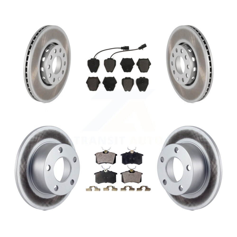 Transit Auto KGF-100771 Disc Brake Kit for 2002 Volkswagen Passat - Front and Rear