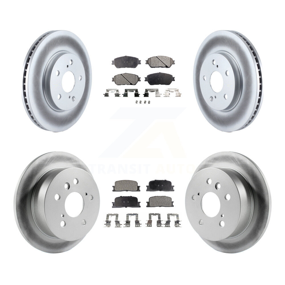 Transit Auto KGF-100831 Disc Brake Kit for 2002-2003 Lexus ES300 - Front and Rear