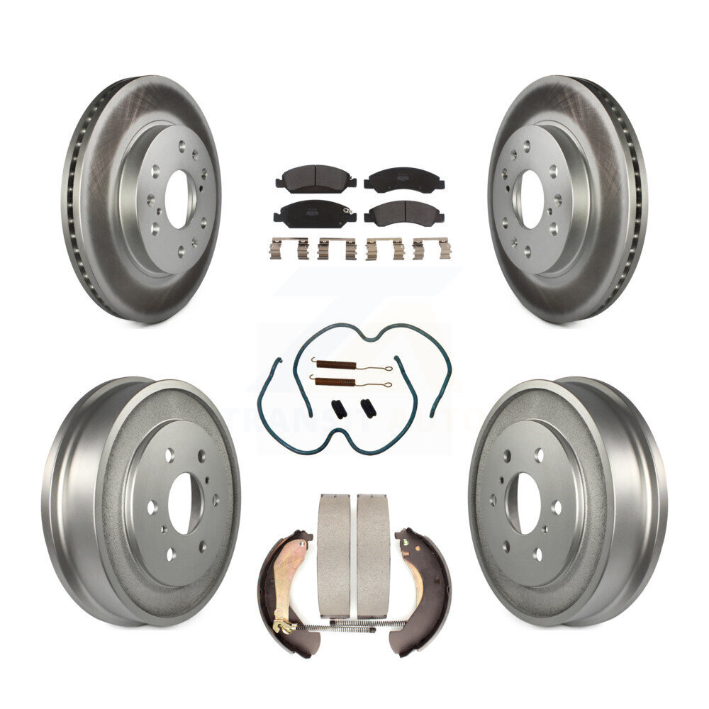 Transit Auto KGF-101590 Disc Brake Kit for 2005-2008 Chevrolet Silverado 1500, GMC Sierra 1500 and More - Front and Rear