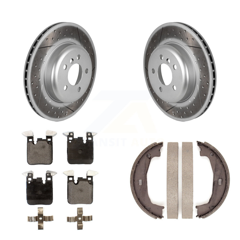 Transit Auto KGF-103431 Disc Brake Kit for 2014-2016 BMW 328i, BMW 428i xDrive - Rear