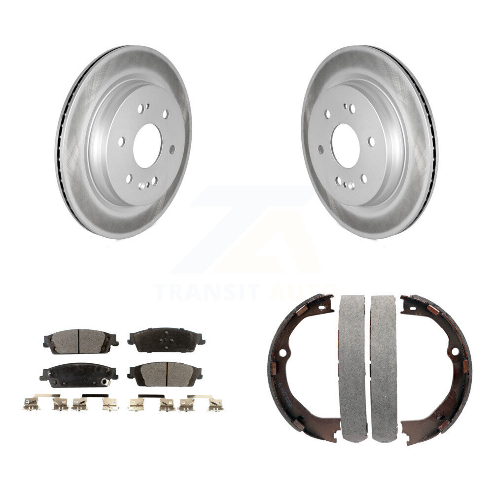 Transit Auto KGF-103478 Disc Brake Kit for 2019 Chevrolet Silverado 1500 LD, GMC Sierra 1500 Limited - Rear