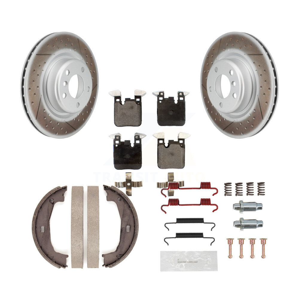 Transit Auto KGF-103757 Disc Brake Kit for 2013-2020 BMW 230i, BMW 230i xDrive and More - Rear