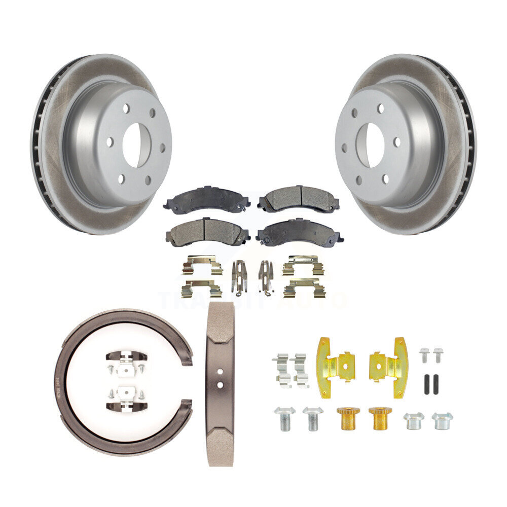 Transit Auto KGF-103844 Disc Brake Kit for 2000-2006 GMC Sierra 1500, Cadillac Escalade and More - Rear